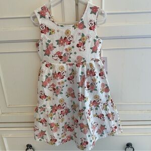 Disney + Jumping Beans Limited Edition  Minnie Mouse Tiered Bow Toe Back Dress